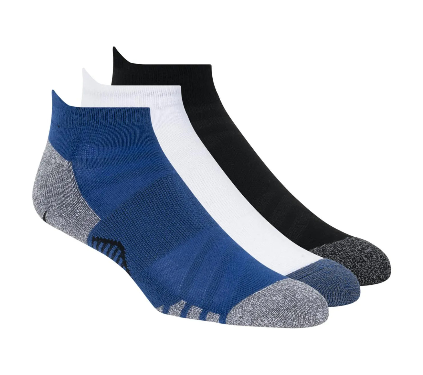 Socks|Accessories<SKECHERS 3 Pack Low Cut Extra Terry Socks BLUE