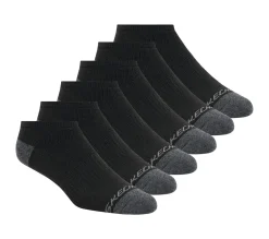 Socks|Accessories<SKECHERS 6 Pack Low Cut Walking Socks BLACK