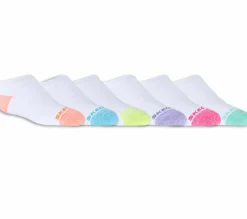 Socks|Socks<SKECHERS 6 Pack Low Cut Walking Socks WHITE