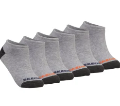 Socks|Socks<SKECHERS 6 Pack Low Cut Walking Socks GRAY