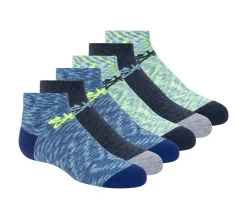 Socks|Socks<SKECHERS 6 Pack Space Dye Low Cut Socks BLUE / GRAY