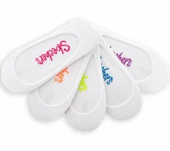 Accessories|Socks<SKECHERS 5 Pack Superlow Sport Liner Socks WHITE