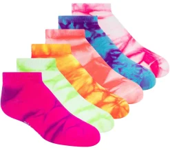 Socks|Socks<SKECHERS 6 Pack Tie Dye Sport Fashion Socks MULTI
