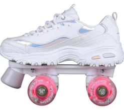 Lace Up<SKECHERS 4 Wheeler - Fly Cruiser WHITE / MULTI