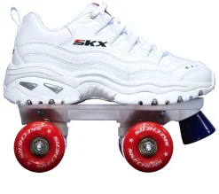 Lace Up<SKECHERS 4 Wheelers WHITE