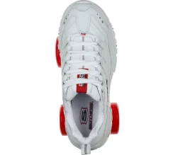Lace Up<SKECHERS 4 Wheelers WHITE