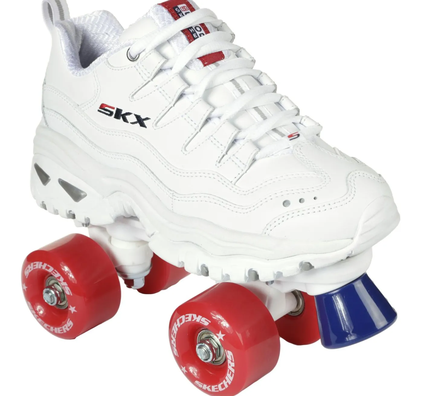 Lace Up<SKECHERS 4 Wheelers WHITE
