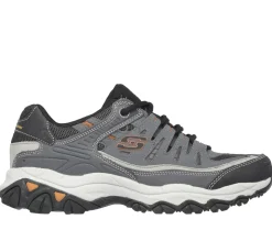 Lace Up|Athletic Sneakers<SKECHERS After Burn - Memory Fit CHARCOAL