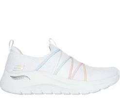 Slip-Ons|Athletic Sneakers<SKECHERS Arch Fit 2.0 - Colorful Road WHITE / MULTI