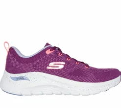 Lace Up|Athletic Sneakers<SKECHERS Arch Fit 2.0 - Fast Paced PURPLE / MULTI