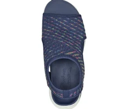 Sandals<SKECHERS Arch Fit - Catchy Wave NAVY / MULTI
