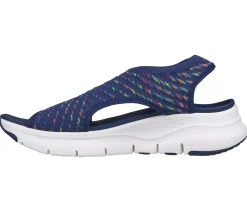 Sandals<SKECHERS Arch Fit - Catchy Wave NAVY / MULTI