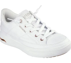 Slip-Ons|Canvas Shoes<SKECHERS Arch Fit Arcade - Meet Ya There WHITE