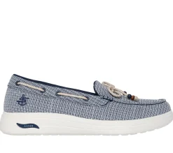 Slip-Ons|Boat Shoes<SKECHERS Arch Fit Inspire - Pine Island NAVY / NATURAL