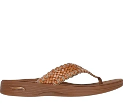 Sandals<SKECHERS Arch Fit Maui - Sweet Waves LUGGAGE
