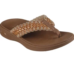 Sandals<SKECHERS Arch Fit Maui - Sweet Waves LUGGAGE