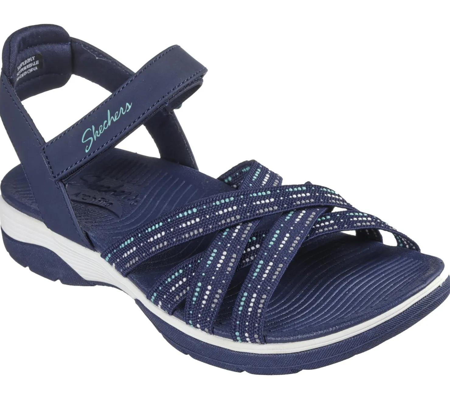 Sandals<SKECHERS Arch Fit Reggae Sport - Gotta Go NAVY