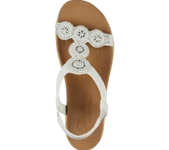 Wedges|Sandals<SKECHERS Beverlee - Date Glam Sandal OFF WHITE