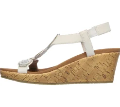 Wedges|Sandals<SKECHERS Beverlee - Date Glam Sandal OFF WHITE