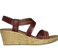 Wedges|Sandals<SKECHERS Beverlee - Delicate Glow CHOCOLATE