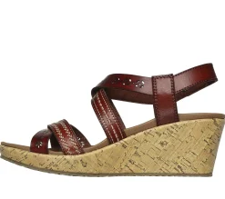 Wedges|Sandals<SKECHERS Beverlee - Delicate Glow CHOCOLATE