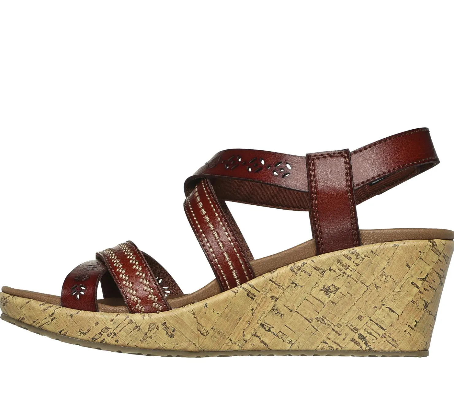 Wedges|Sandals<SKECHERS Beverlee - Delicate Glow CHOCOLATE