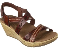 Wedges|Sandals<SKECHERS Beverlee - Delicate Glow CHOCOLATE