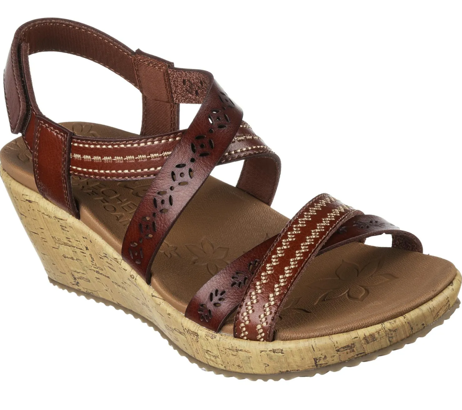 Wedges|Sandals<SKECHERS Beverlee - Delicate Glow CHOCOLATE