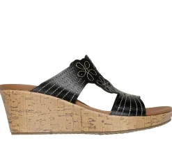 Sandals|Wedges<SKECHERS Beverlee - Garden Picnic BLACK