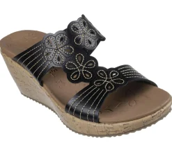 Sandals|Wedges<SKECHERS Beverlee - Garden Picnic BLACK