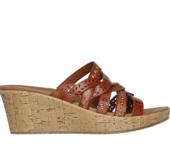 Wedges|Sandals<SKECHERS Beverlee - New Resort LUGGAGE
