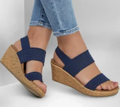 Wedges|Sandals<SKECHERS Beverlee - Sheer Luck NAVY