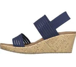 Wedges|Sandals<SKECHERS Beverlee - Sheer Luck NAVY