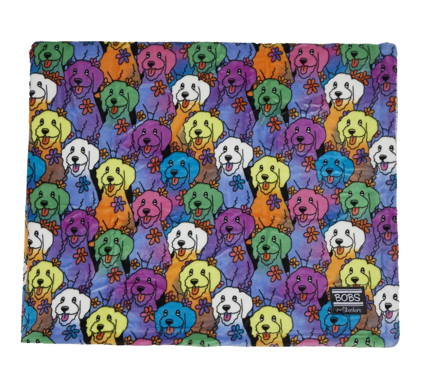 Cold Weather Gear<SKECHERS BOBS Aloha Dog Plush Blanket ASSORTED