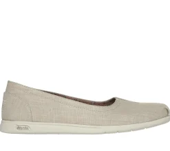 Slip-Ons|Flats<SKECHERS BOBS Arch Fit Plush - By The Way NATURAL