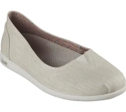 Slip-Ons|Flats<SKECHERS BOBS Arch Fit Plush - By The Way NATURAL