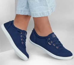 Slip-Ons|Canvas Shoes<SKECHERS BOBS B Cute NAVY