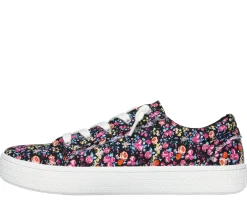 Slip-Ons|Canvas Shoes<SKECHERS BOBS B Extra Cute - Floral Night BLACK / MULTI