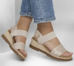 Wedges|Sandals<SKECHERS BOBS Desert Chill - City Scapes OFF WHITE