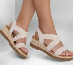 Wedges|Sandals<SKECHERS BOBS Desert Chill - Uptown Haze OFF WHITE
