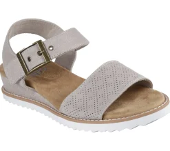 Sandals<SKECHERS BOBS Desert Kiss - Serendipitous TAUPE