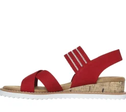 Sandals|Canvas Shoes<SKECHERS BOBS Desert Kiss - Shore Enough RED