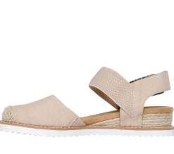 Sandals<SKECHERS BOBS Desert Kiss - Sun Shining NATURAL
