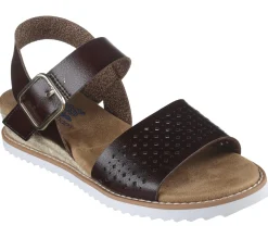 Sandals<SKECHERS BOBS Desert Kiss - Sunny Flair CHOCOLATE