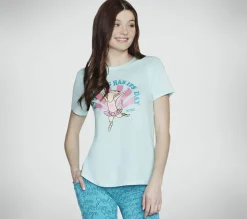 Bobs Apparel|Tops<SKECHERS BOBS Every Dog Crewneck Tee AQUA