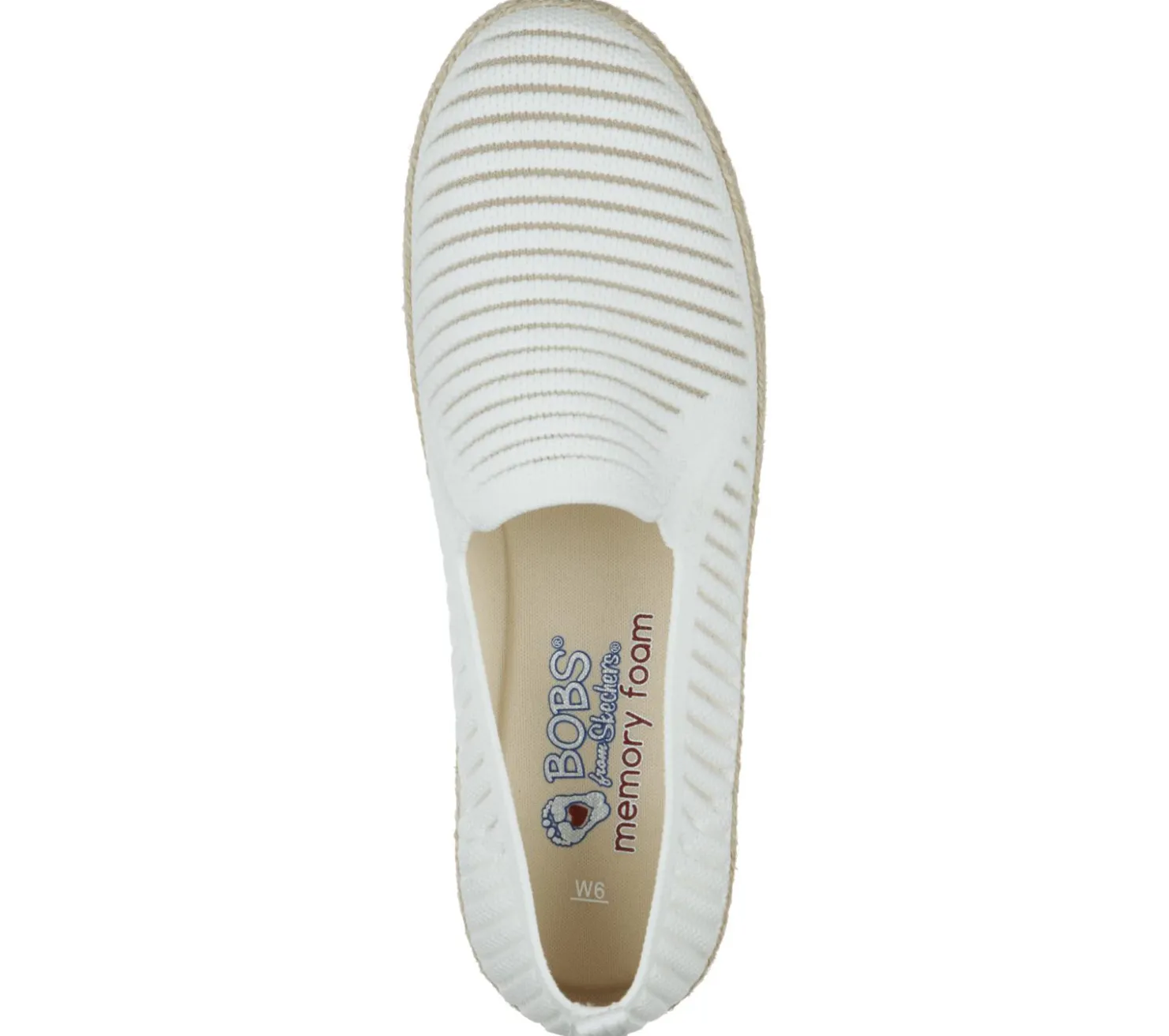 Slip-Ons|Flats<SKECHERS BOBS Flexpadrille 3.0 - Pastel Sky WHITE