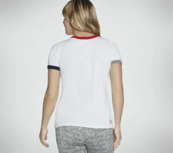 Bobs Apparel|Tops<SKECHERS BOBS Hot Dawg Ringer Tee WHITE