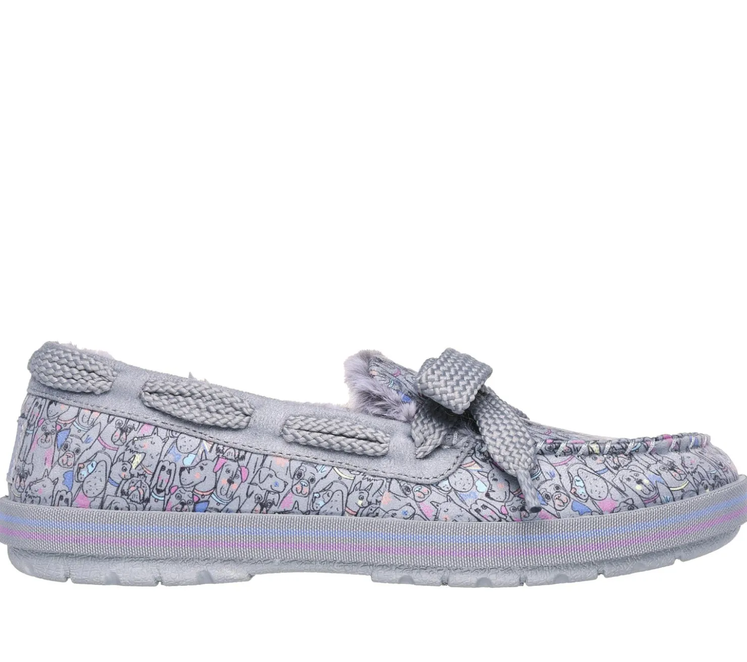 Slippers|Slip-Ons<SKECHERS BOBS Too Cozy - Doodle Parade GRAY / MULTI