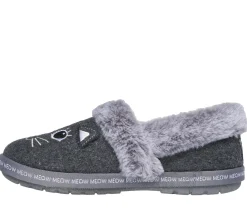 Slippers|Slip-Ons<SKECHERS BOBS Too Cozy - Meow Jammies CHARCOAL