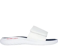 Sandals<SKECHERS Bounder 2.0 - Ralon WHITE / NAVY